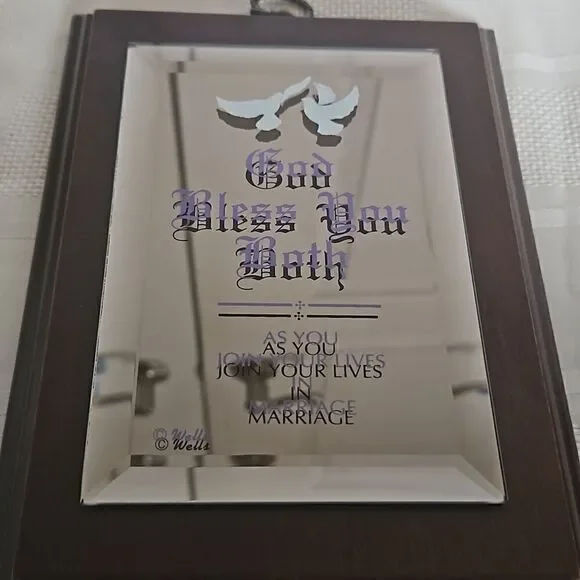 Wells Wooden Hanging Picture Frame For Wedding Couple 6×8 - Picture 6 of 16